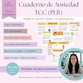 Cuaderno de Trabajo TCC para la Ansiedad | Una Guía Editable de más de 80 Páginas para la Calma y la Claridad | Incluye Derechos de Etiqueta Privada (PLR)