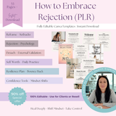 How to Embrace Rejection 🌻 A 53-Page Guide to Building Unshakable Confidence | Includes PLR & MRR