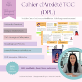 Cahier d'Exercices TCC pour l'Anxiété | Un Guide Modifiable de plus de 80 Pages pour le Calme & la Clarté | Inclut les Droits de Label Privé (PLR) - RCC