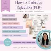 How to Embrace Rejection 🌻 A 53 - Page Guide to Building Unshakable Confidence | Includes PLR & MRR - RCC