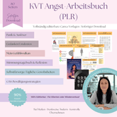 KVT - Arbeitsbuch bei Angststörungen | Ein editierbarer Leitfaden mit über 80 Seiten für Ruhe & Klarheit | Inklusive Private Label Rights (PLR) - RCC