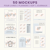 Le Bundle Ultime de Mockups | 50 Modèles Canva Époustouflants pour Présenter vos Produits Digitaux & Booster vos Ventes - RCC