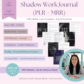 The Shadow Work Journal ✨ A 122 - Page Guided Journal with Prompts & Exercises for Healing & Self - Discovery | Includes PLR & MRR - RCC