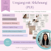 Umgang mit Ablehnung lernen | Ein 53 - seitiger Leitfaden, um unerschütterliches Selbstvertrauen aufzubauen | Inklusive PLR & MRR - RCC