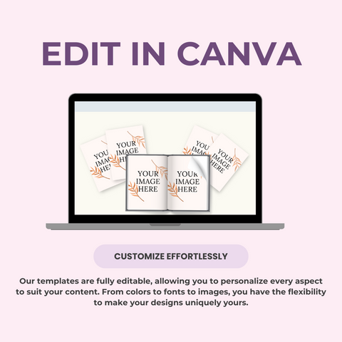 The Ultimate Mockup Bundle | 50 Stunning Canva Templates to Showcase Your Digital Products & Boost Your Sales