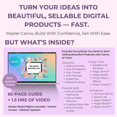 The Canva Masterclass | Your Complete Guide to Creating Stunning Designs with Confidence & Ease