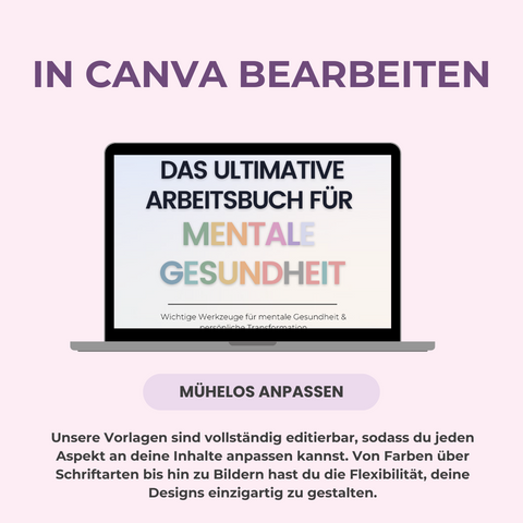 Das Ultimative Arbeitsbuch für Mentale Gesundheit | Ein umfassender All-in-One Leitfaden mit über 250 Seiten für Heilung & Resilienz | Inklusive Private Label Rights (PLR)