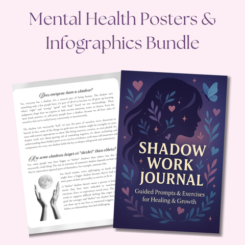 The Shadow Work Journal ✨ A 122-Page Guided Journal with Prompts & Exercises for Healing & Self-Discovery | Includes PLR & MRR
