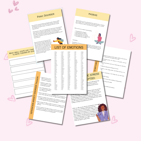CBT Anxiety Workbook PLR 🧠 | 80-Page Editable Workbook for Anxiety Coping Skills | Private Label Rights (PLR) Included
