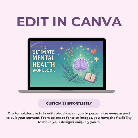 The Ultimate Mental Health Workbook A 250+ Page All-in-One Guide for Healing & Resilience | Includes Private Label Rights (PLR)