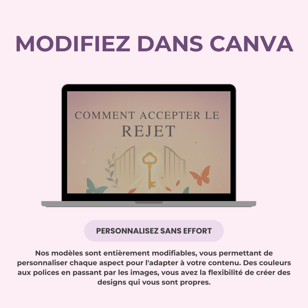 Comment Accueillir le Rejet | Un Guide de 53 Pages pour Bâtir une Confiance Inébranlable | Inclut PLR & MRR - RCC