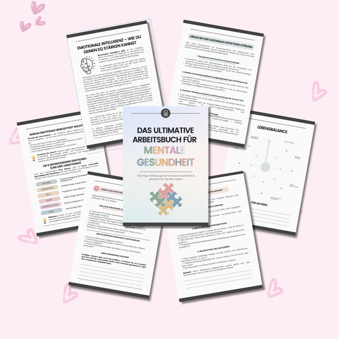 Das Ultimative Arbeitsbuch für Mentale Gesundheit | Ein umfassender All - in - One Leitfaden mit über 250 Seiten für Heilung & Resilienz | Inklusive Private Label Rights (PLR) - RCC