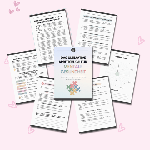 Das Ultimative Arbeitsbuch für Mentale Gesundheit | Ein umfassender All - in - One Leitfaden mit über 250 Seiten für Heilung & Resilienz | Inklusive Private Label Rights (PLR) - RCC