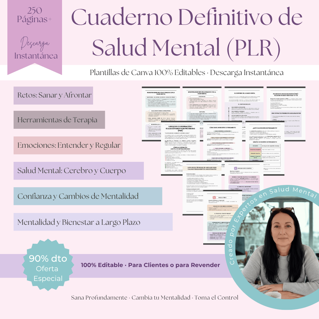 El Cuaderno de Trabajo Definitivo de Salud Mental | Una Guía Todo en Uno de más de 250 Páginas para la Sanación y la Resiliencia | Incluye Derechos de Etiqueta Privada (PLR) - RCC