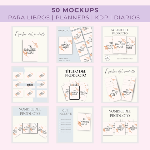El Paquete de Mockups Definitivo | 50 Plantillas Espectaculares en Canva para Exhibir tus Productos Digitales y Disparar tus Ventas - RCC
