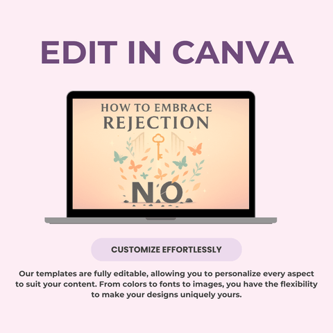 How to Embrace Rejection 🌻 A 53 - Page Guide to Building Unshakable Confidence | Includes PLR & MRR - RCC