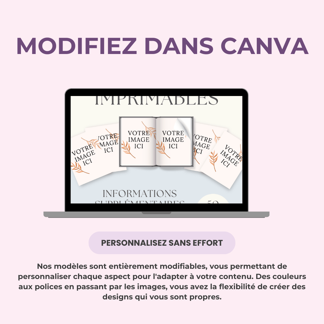 Le Bundle Ultime de Mockups | 50 Modèles Canva Époustouflants pour Présenter vos Produits Digitaux & Booster vos Ventes - RCC