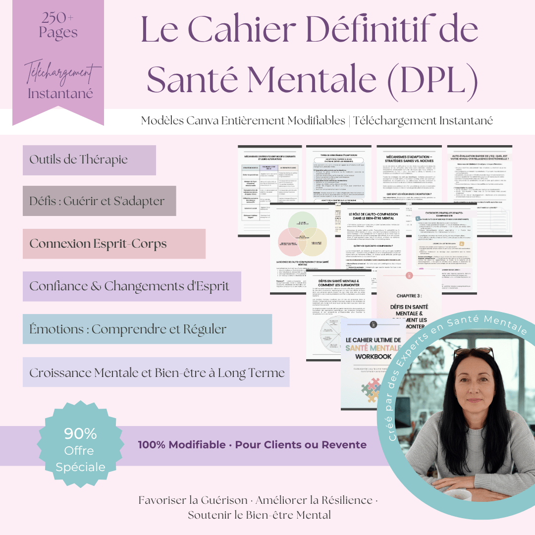 Le Guide Ultime de la Santé Mentale | Un Manuel Complet de plus de 250 Pages pour la Guérison & la Résilience | Inclut les Droits de Label Privé (PLR) - RCC