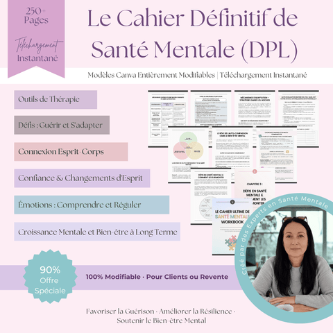 Le Guide Ultime de la Santé Mentale | Un Manuel Complet de plus de 250 Pages pour la Guérison & la Résilience | Inclut les Droits de Label Privé (PLR) - RCC