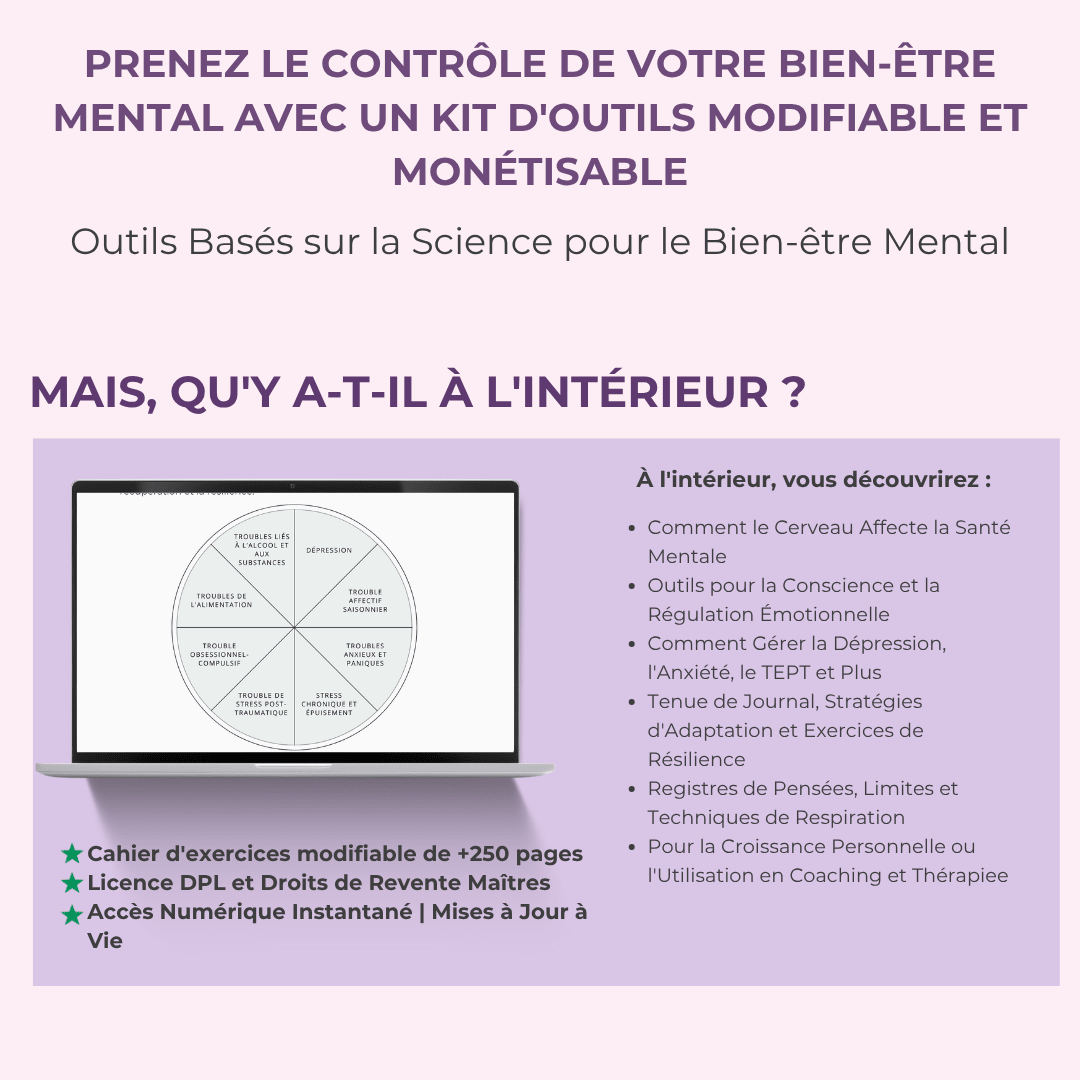 Le Guide Ultime de la Santé Mentale | Un Manuel Complet de plus de 250 Pages pour la Guérison & la Résilience | Inclut les Droits de Label Privé (PLR) - RCC