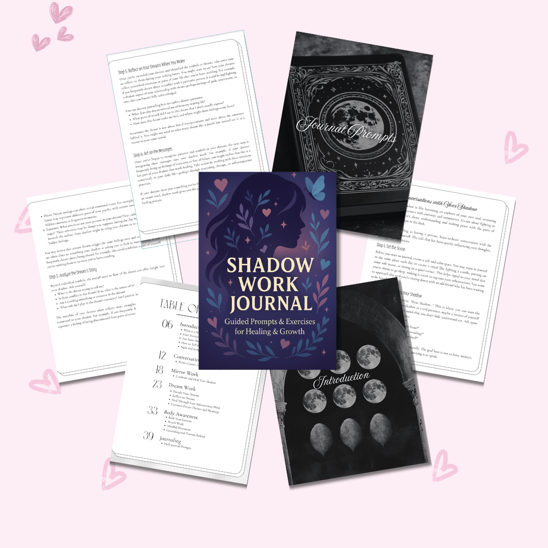 The Shadow Work Journal ✨ A 122 - Page Guided Journal with Prompts & Exercises for Healing & Self - Discovery | Includes PLR & MRR - RCC