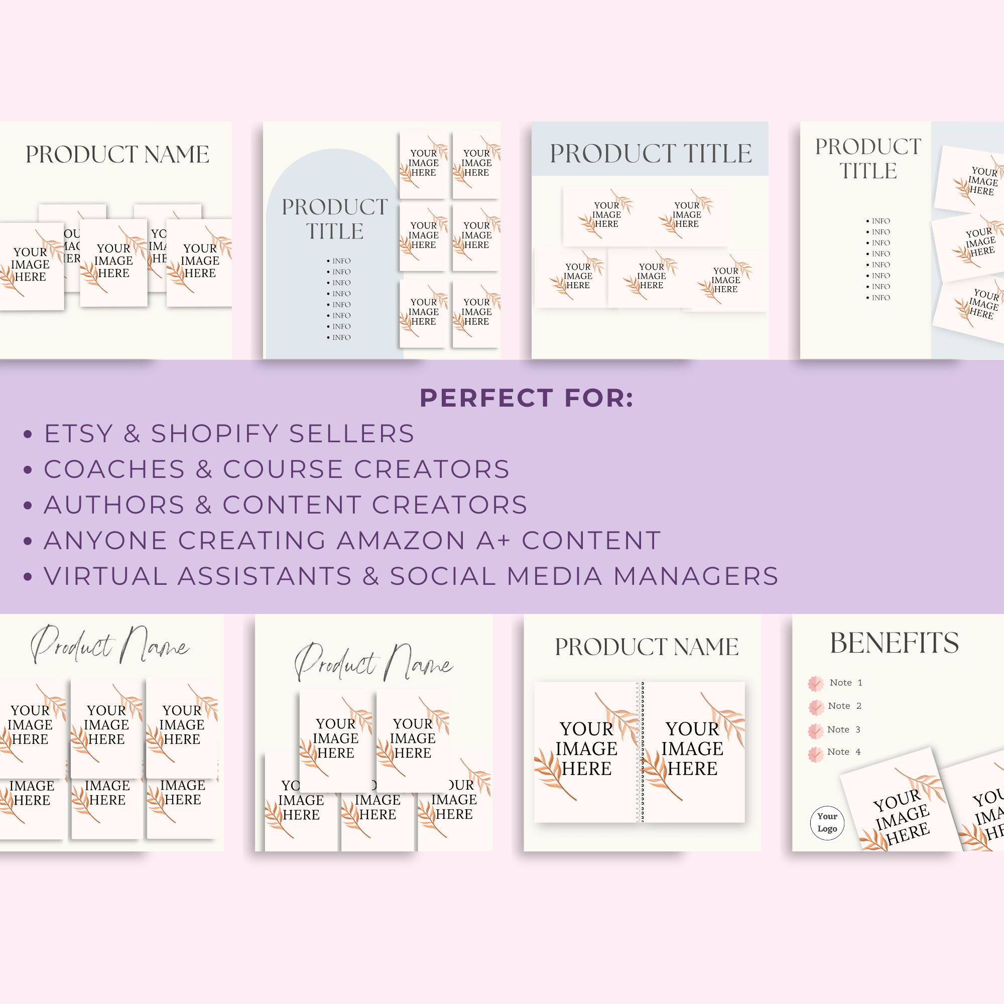 The Ultimate Mockup Bundle | 50 Stunning Canva Templates to Showcase Your Digital Products & Boost Your Sales - RCC