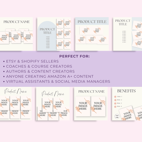 The Ultimate Mockup Bundle | 50 Stunning Canva Templates to Showcase Your Digital Products & Boost Your Sales - RCC